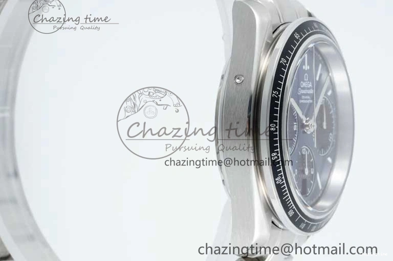 0405 UrbanChic Speedmaster Racing Master SS HKF Best Edition Blue Black Dial on SS Bracelet A 7808